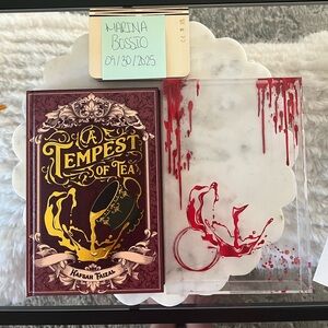 Bookish Box - A Tempest of Tea Book with clear slip case